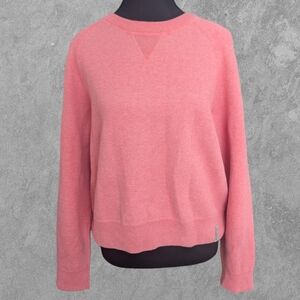 Superdry Essential Crew Neck Jumper - Coral Pink Marl Size 6